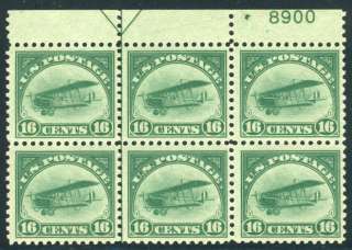 C2 CHOICE NH Plate Block   16c Jenny  