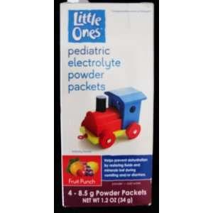  Little Ones Pediatric Electrolyte Powder Packets, 4 Fruit 