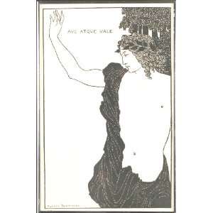  Ave Atque Vale   Print   Aubrey Beardsley   23x15