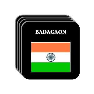  India   BADA GAON Set of 4 Mini Mousepad Coasters 