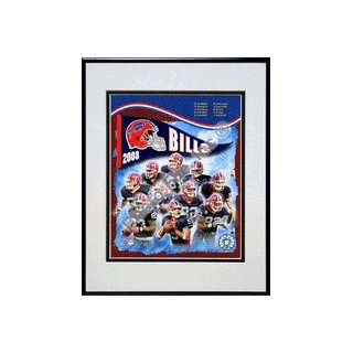  2008 Buffalo Bills Team Composite Double Matted 8Ó x 10Ó 