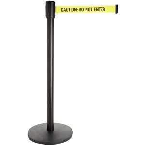 Brady 80127 40 High, Black Post With Black And Yellow Color Indoor 