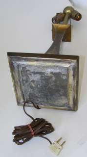 Slag Glass Table Lamp Caramel and Blue Punch Cut Shade Matching Base 