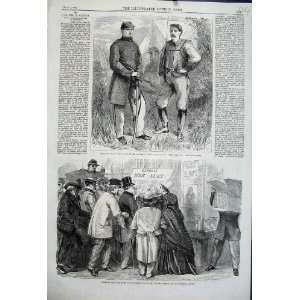  1861 Colonel Ellsworth War News Broadway New York