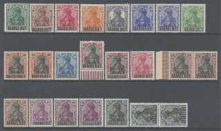 Saar 1920 21 Overprints Selection Mint  