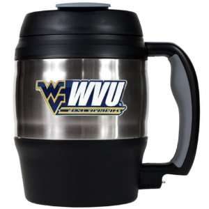   West Virginia Mountaineers Large Travel Mug With Handle Sports