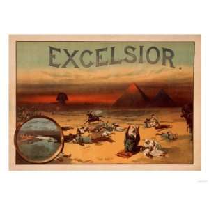  Excelsior Theatrical Play Poster No.2 Giclee Poster Print 