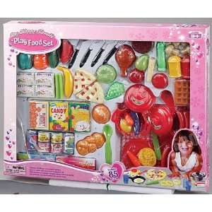  85 Pieces Play Food Set Toys & Games