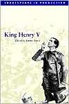 King Henry V (Shakespeare in Production Series), (0521595118), William 