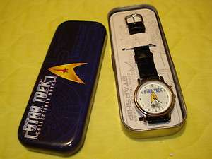 Star Trek Constitution Starship Musical Watch With Animated Dial Disc 