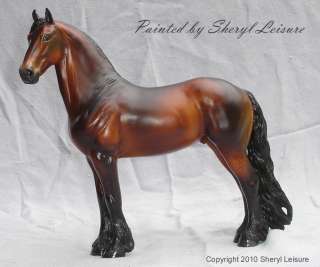 Sheryl Leisure Custom Resin Model Horse Metolious Dapple Bay Dbl NAN 