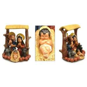  Ceramic nativity scene, The Holy Family