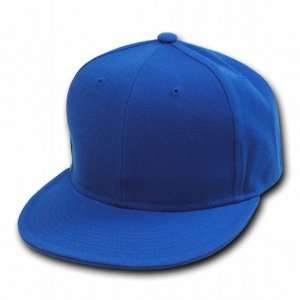  ROYAL BLUE RETRO FITTED BASEBALL CAP HAT CAPS SIZE 7 