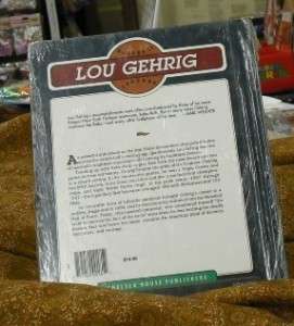 Baseball Legends LOU GEHRIG SEALED book with CARDS  