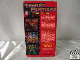 Transformers The Movie VHS Judd Nelson, Leonard Nimoy  