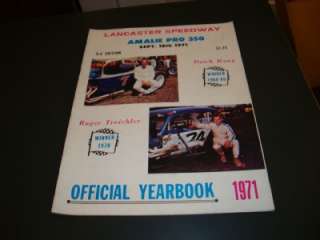 LANCASTER SPEEDWAY YEARBOOKS DATED 1969, 1970 AND 1971  