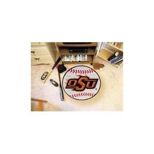 27 diameter Oklahoma State University Baseball Mat  Sports 