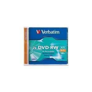  Verbatim DataLifePlus 2x DVD RW Media Electronics