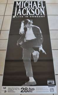 Michael Jackson rare Tour Concert poster in over size  
