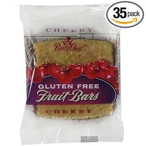 Betty Lous Cherry Fruit Bar Wheat Free, 2 Ounce (Pack of 35)  