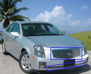 03 07 Cadillac CTS Billet Grille Insert Combo Bumper  