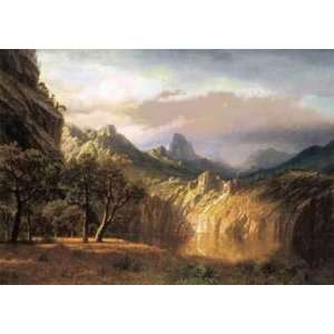  Albert Bierstadt 40W by 28H  In the Valley CANVAS Edge 