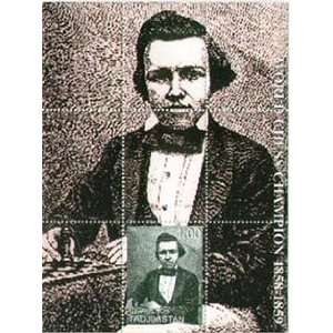  Chess on Stamps Paul Morphy From Tajikistan Everything 