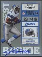 2010 playoff contenders football jahvid best white jersey rookie auto