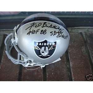  Fred Biletnikoff Autographed Helmet   Oakland Auth Sports 