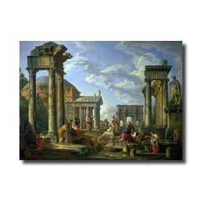  Roman Ruins With A Prophet 1751 Giclee Print