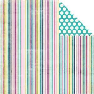  Lime Twist Happy Go Lucky Double Sided Paper 12X12 Happy 