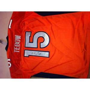 Tim Tebow Autographed Hand Signed Authentic Denver Broncos Official 