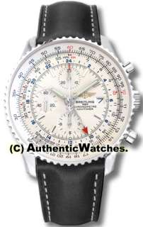 NEW IN BOX ►► OFFICIAL BREITLING NAVITIMER WORLD CHRONO WATCH 
