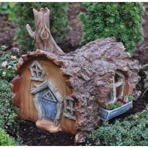  Fairy Gardening Log House Fairy Home