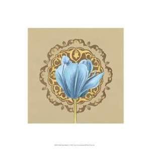  Gilded Tulip Medallion I Erica June Vess. 13.00 inches by 