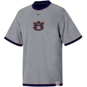 Nike Auburn Tigers Ash Reversible T shirt Sports 