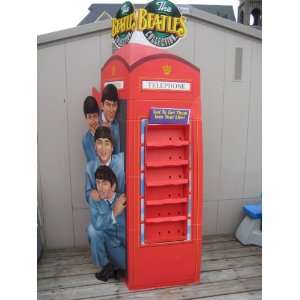 1990s THE BEATLES Trading Card 6 ft Stand Up Floor Display Standee