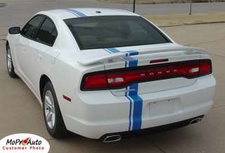 2012 Dodge Charger E RALLY Racing Trunk Stripes Decals Pro Grade 3M 