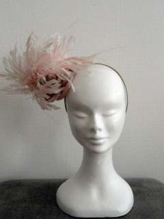 NWOT PHILIP TREACY ROSE & FEATHER HAT HAIRBOW HEADPIECE  