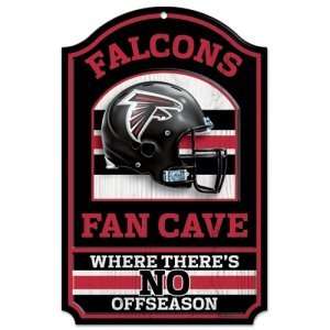  Atlanta Falcons NFL Wood Sign   11 X 17 Fan Cave Design 