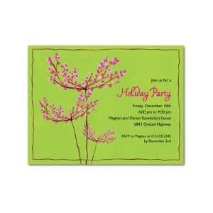  Holiday Party Invitations   Wondrous Winterberry By Sb 