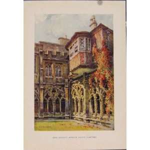  Painting By Haslehust Anne Boleyns Window Deans Cloiste 