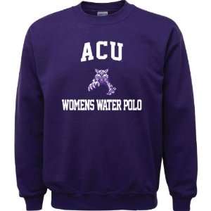  Abilene Christian Wildcats Purple Womens Water Polo Arch 