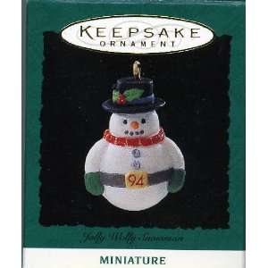   Keepsake Ornament Jolly Wolly Snowman 1994 QXM409 3