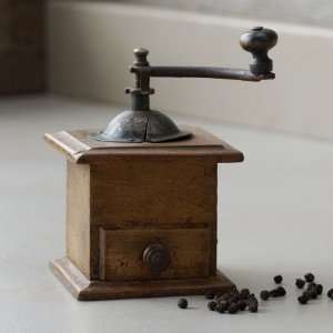  Antique Beechwood Peppercorn Grinder