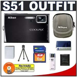  Nikon Coolpix S51 8.1 Megapixel Digital Camera with 3x 