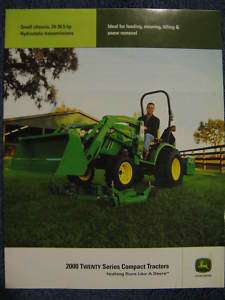 John Deere 2320 2520 Compact Tractor Brochure DKE052299  