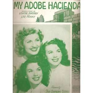   Sheet MusicMy Adobe Hacienda The Dinning Sisters 23 