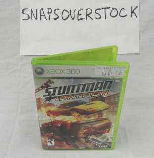 STUNTMAN IGNITION (Xbox 360, 2007) USED 752919550090  