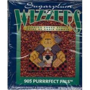  Purrrfect Pals (Wizzers Counted Cross Stitch Kit, Sugarplum Wizzers 